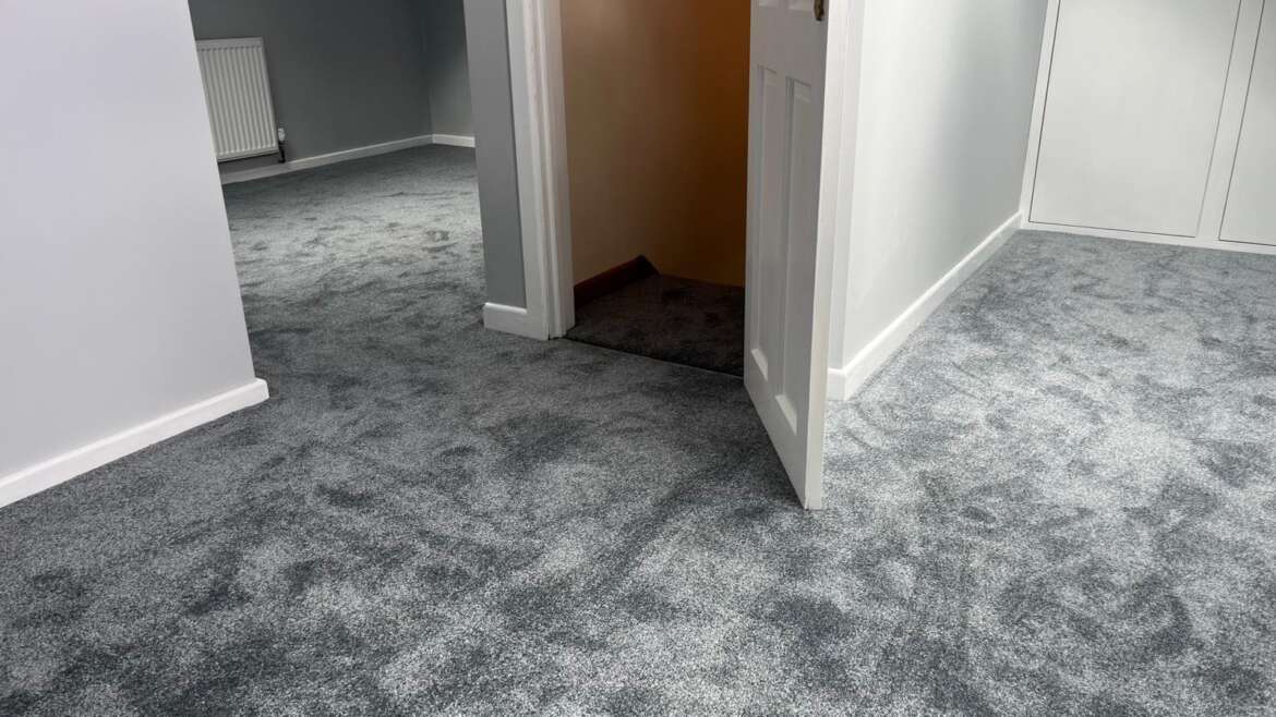 Grey carpet hallway bedrooms Bournemouth