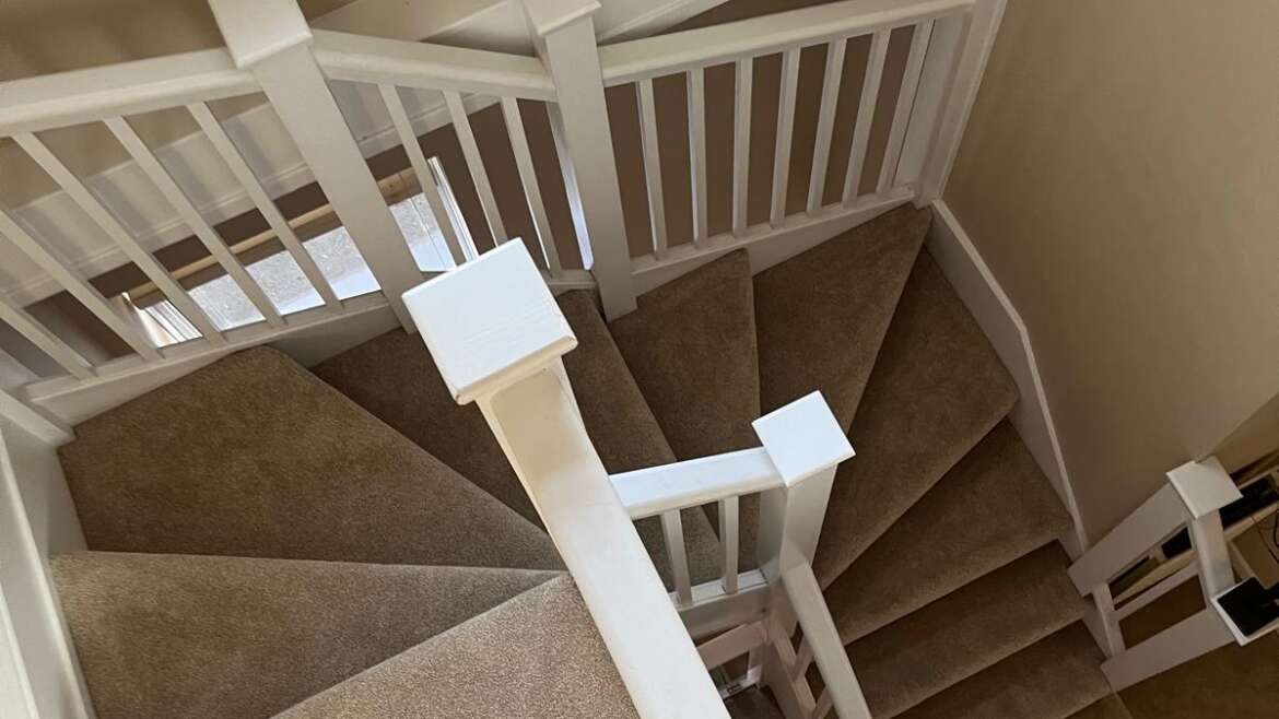 spiral staircase carpet